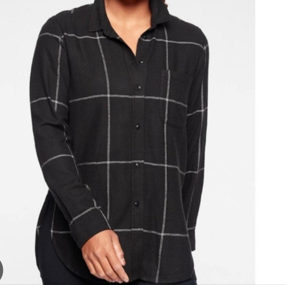 Athleta Trail To Town Flannel Tunic - Picture 1 of 10